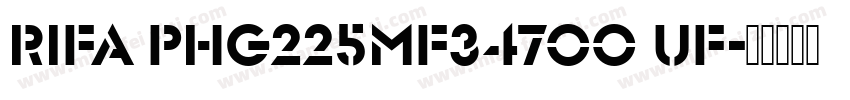 RIFA PHG225MF34700 uF字体转换